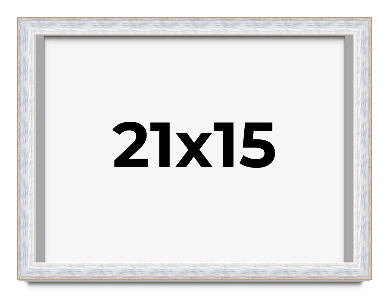 Modern Shadow Box 1.5" Depth White Picture Frame - UV Acrylic, Backing Board, Hanging Hardware